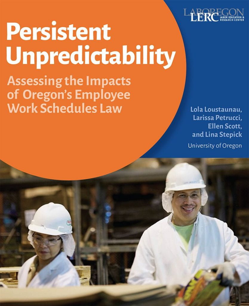 Scheduling report cover